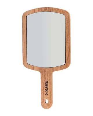 آیینه مستطیل دسته دار چوبی مدل W301
