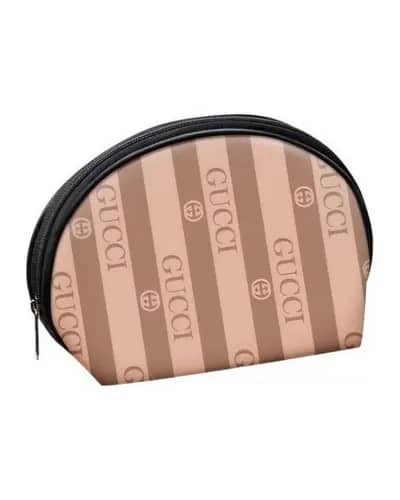 کیف آرایش مسافرتی طرح بیضی مدل CB0078