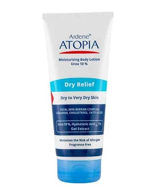 لوسیون مرطوب کننده قوی بدن مدل Dry Relief حاوی اوره 10درصد حجم 200 میلی لیتر