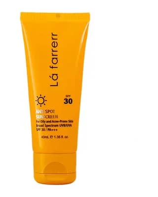 ضد آفتاب و ضد لک SPF 30 بدون رنگ پوست چرب و آکنه دار