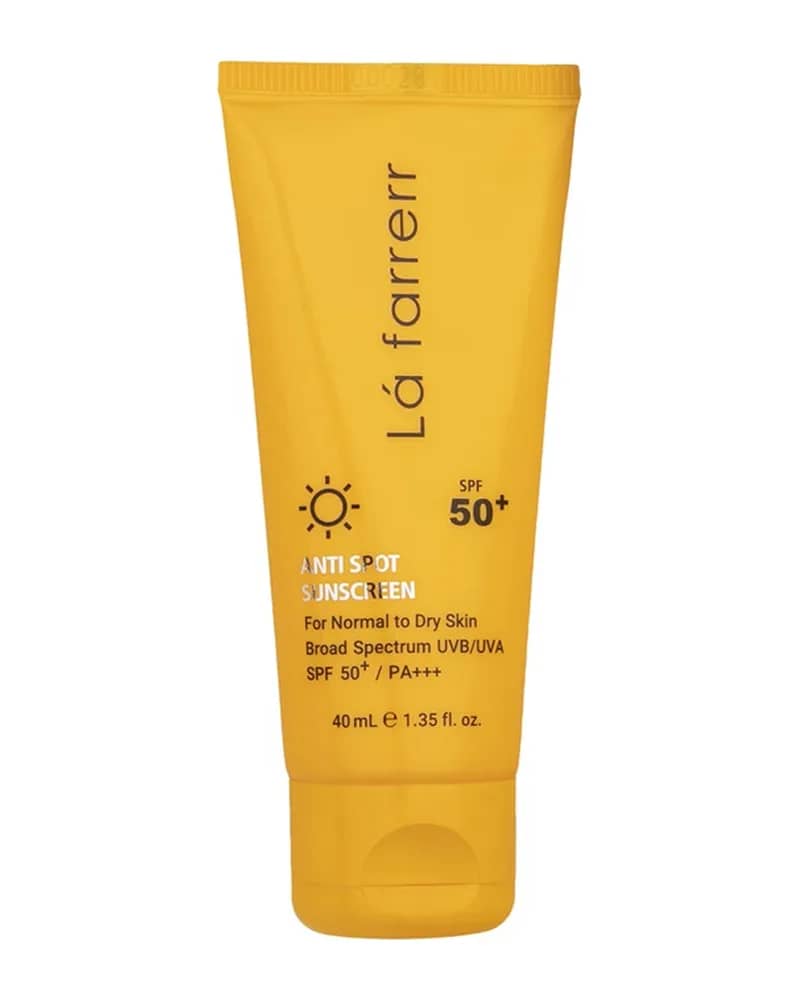 ضد آفتاب و ضد لک بی رنگ مدل SPF50 مناسب پوست نرمال و خشک حجم 40 میلی لیتر