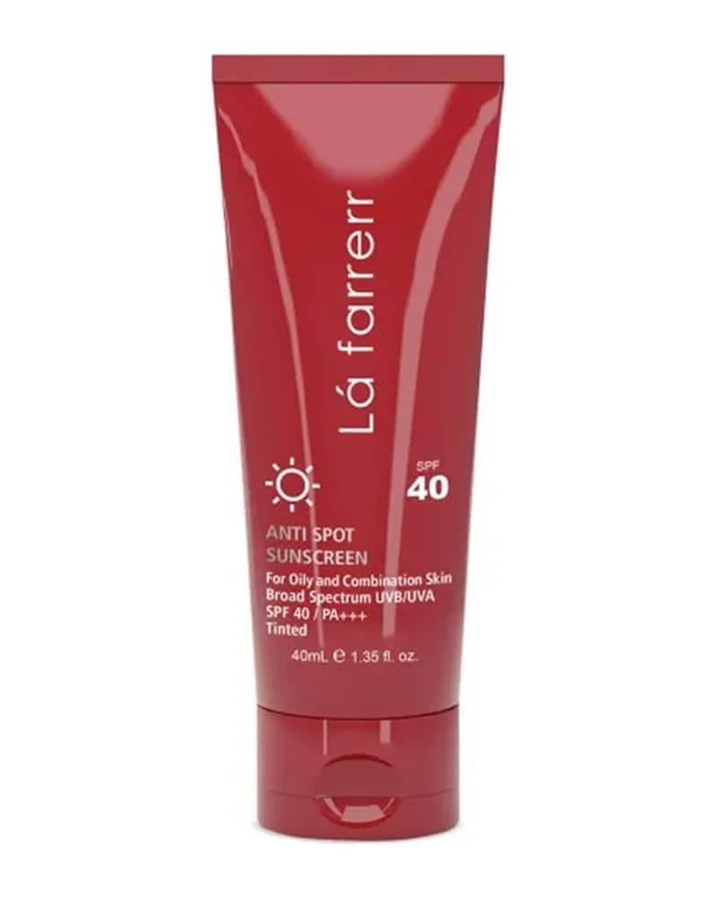 ضد آفتاب و ضد لک رنگی SPF40  مناسب پوست چرب و آکنه دار
