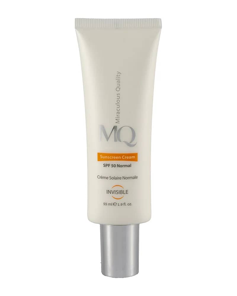 کرم ضد آفتاب بی رنگ با SPF50 مناسب پوست نرمال و خشک حجم 55 میلی لیتر