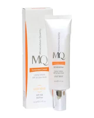 کرم ضد آفتاب رنگی با SPF50 مناسب پوست چرب و مستعد جوش و آکنه حجم 55 میلی لیتر