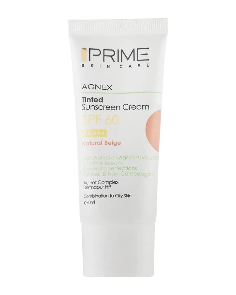 ضد آفتاب رنگی مدل Oil Free با SPF60 مناسب پوست چرب حجم 40 میلی لیتر