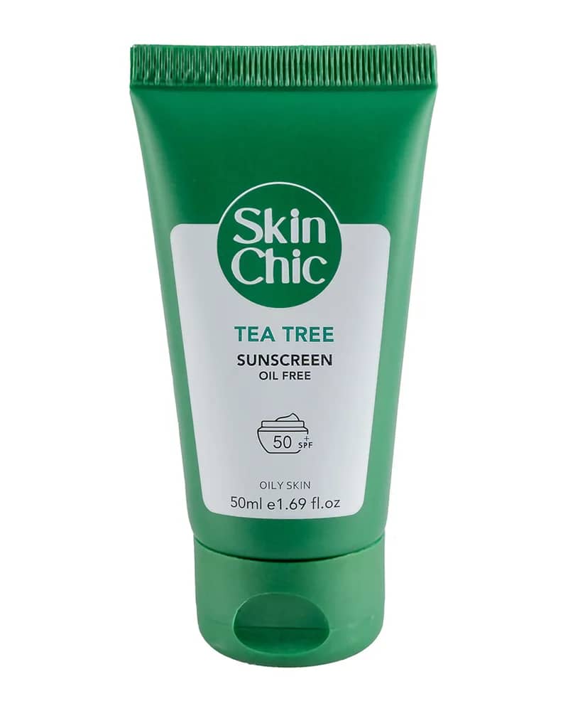 کرم ضد آفتاب دارای SPF 50 حاوی عصاره درخت چای حجم 50 میلی لیتر