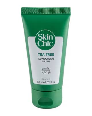 کرم ضد آفتاب دارای SPF 50 حاوی عصاره درخت چای حجم 50 میلی لیتر