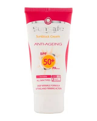 کرم ضد آفتاب و ضد چروک فاقد رنگ spf50
