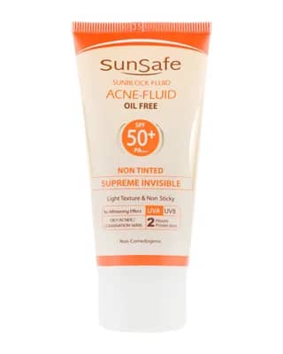 فلوئید ضد آفتاب فاقد چربی دارای SPF50 حجم 50 گرم