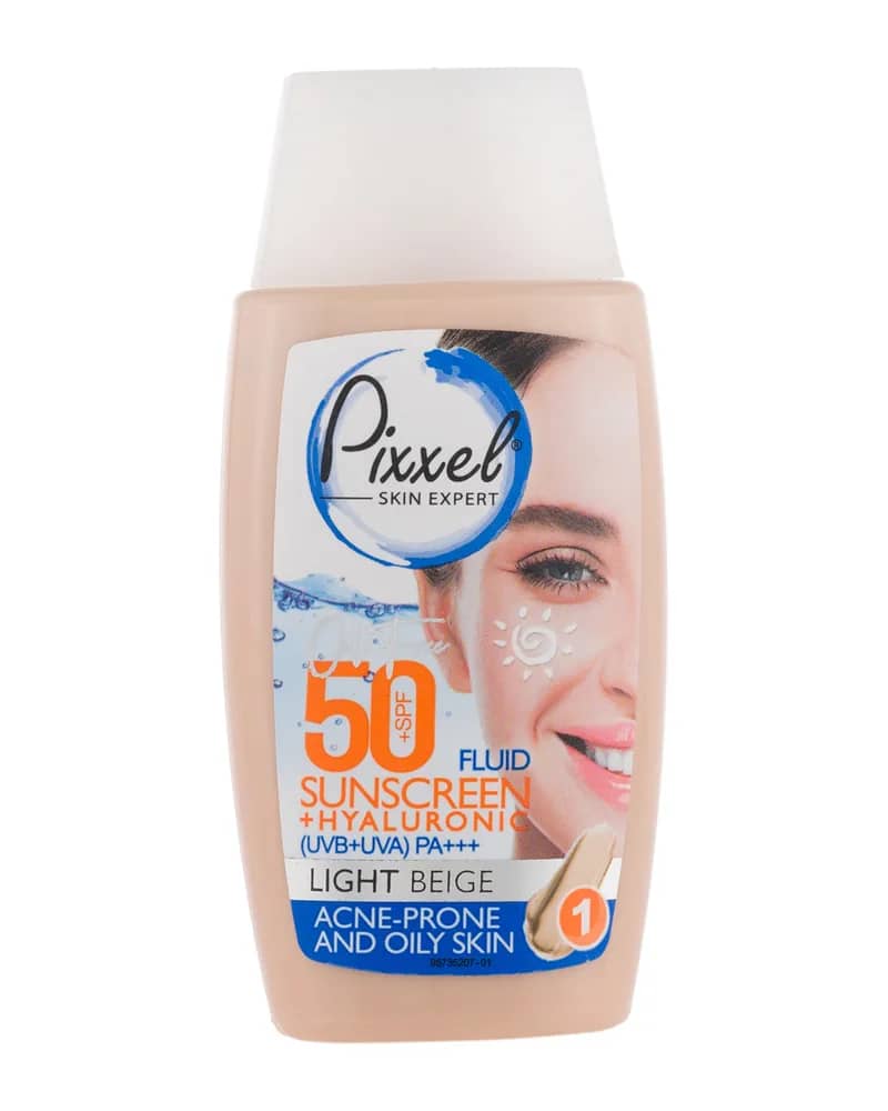 ضد آفتاب رنگی با Spf50 مناسب پوست چرب و جوش دار حجم 50 میلی لیتر