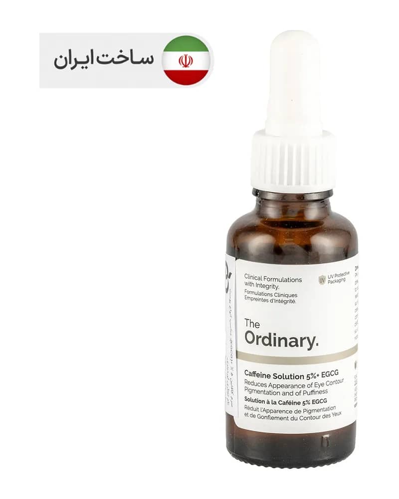 سرم دور چشم کافئین سولوشن 5% حجم 30 میلی لیتر