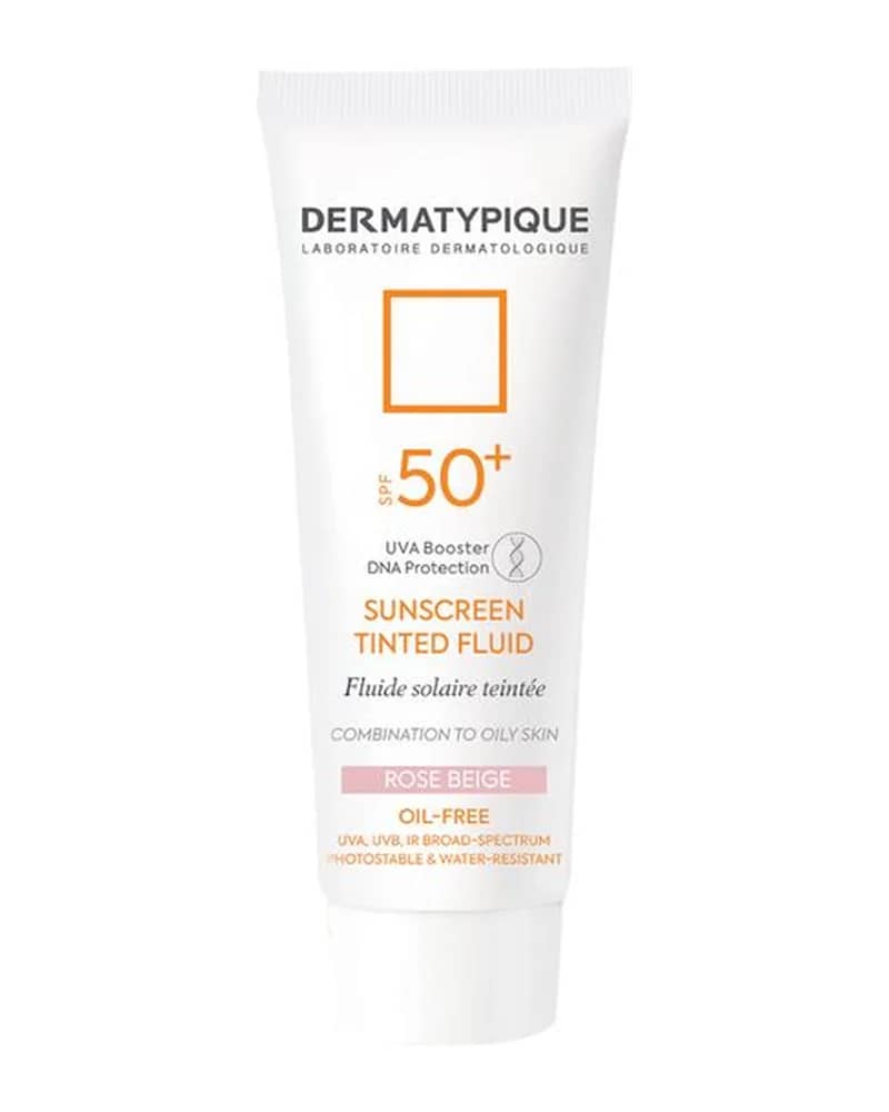 ضد آفتاب رنگی فلویید پوست مختلط و چرب +SPF50 رز بژ  درماتیپیک