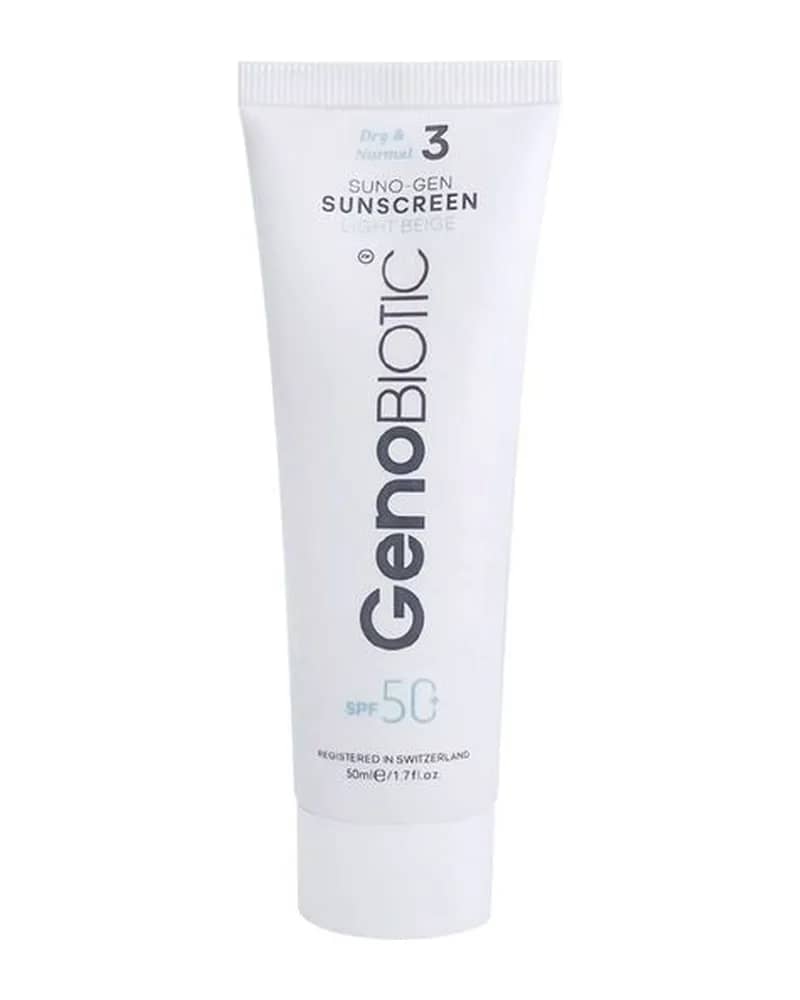 ضد آفتاب بژ روشن 2 پوست خشک SPF50 ژنو