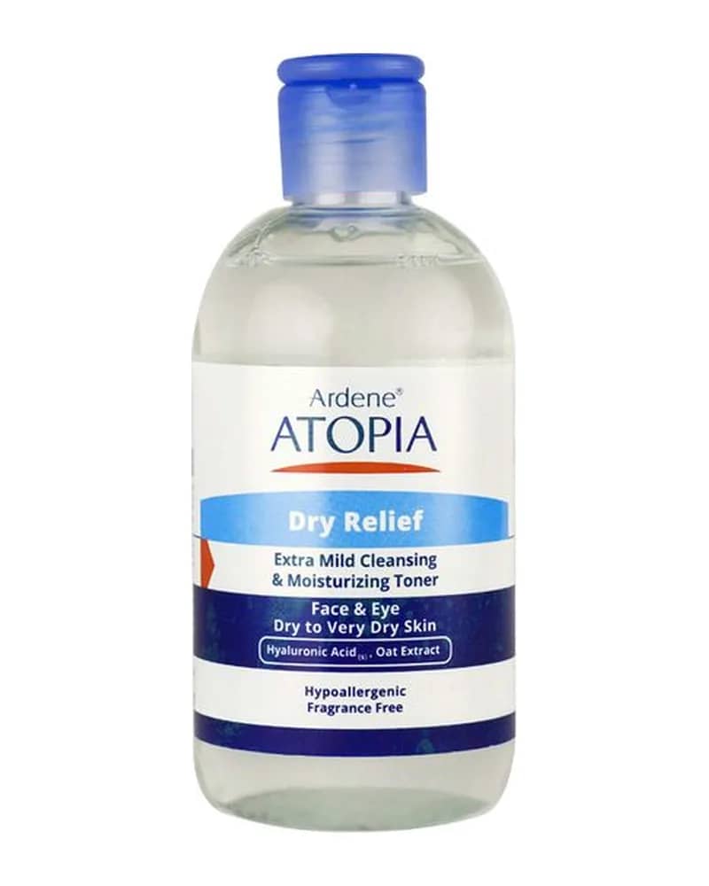 تونیک پاک کننده صورت و دور چشم اتوپیا  مدل Dry Relief آردن