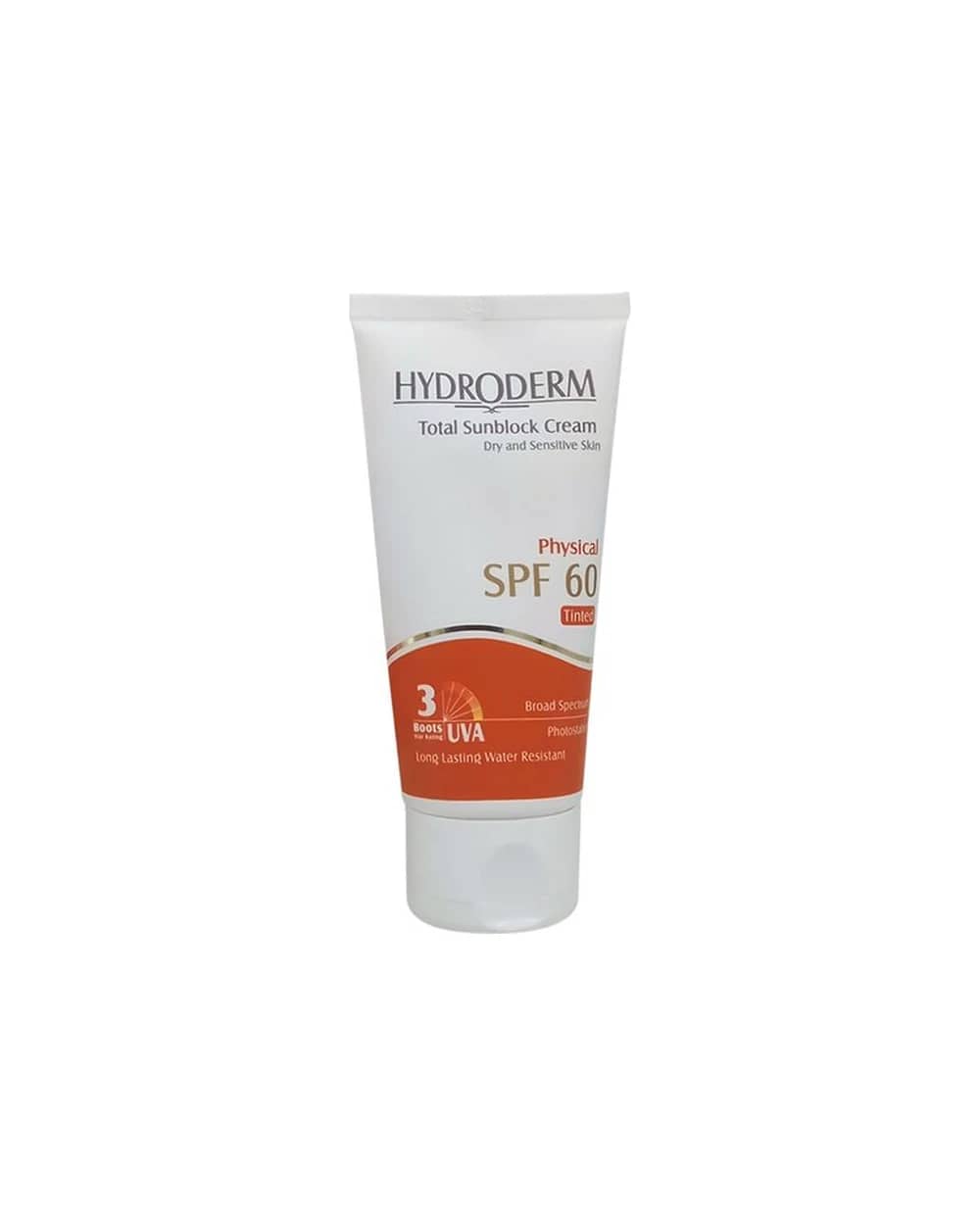 ضد آفتاب فیزیکال رنگی SPF60 هیدرودرم