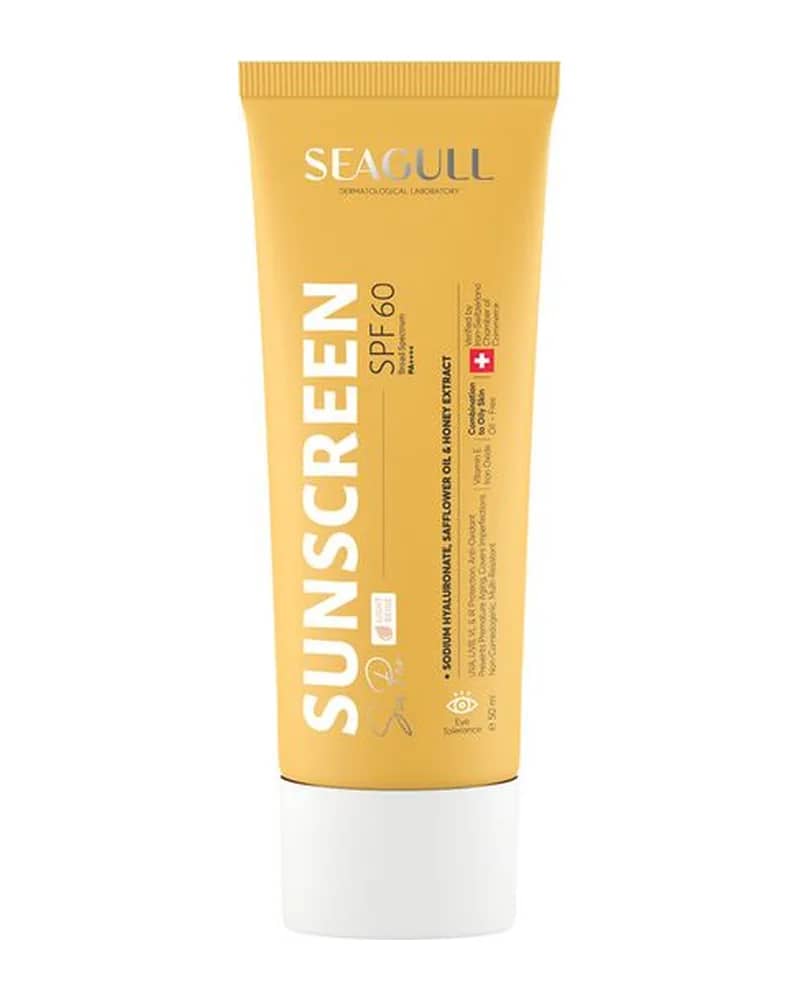 ضد آفتاب رنگی فاقد چربی SPF60 بژ روشن  سی گل