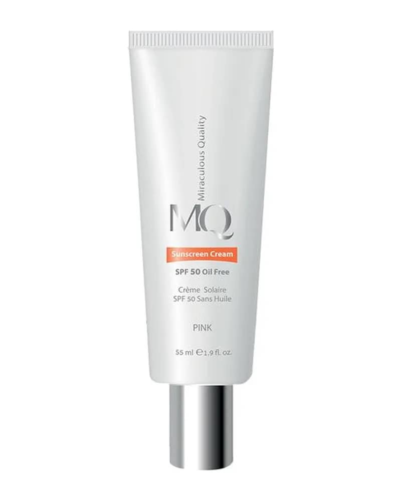 کرم ضد آفتاب فاقد چربی  SPF50 صورتی  ام کیو
