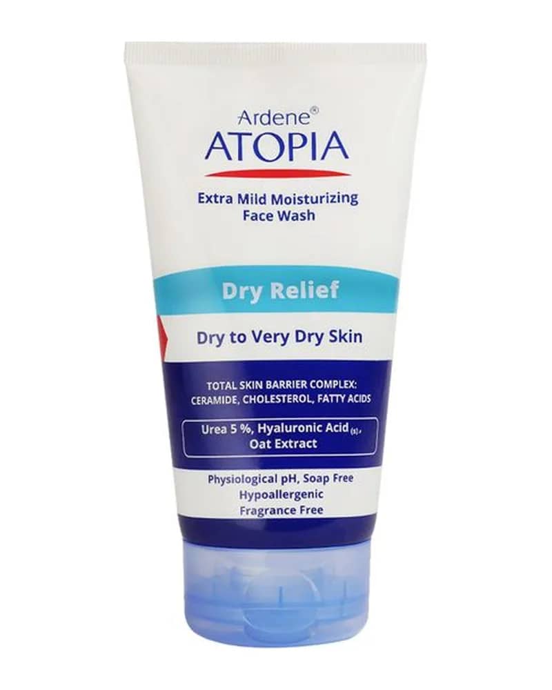 شوینده صورت مرطوب کننده اوره 5% اتوپیا مدل Dry Relief آردن