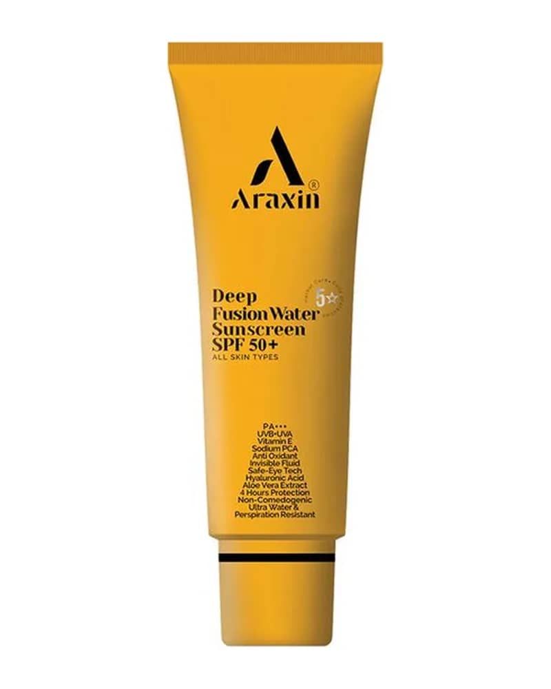 ضد آفتاب تخصصی فیوژن واتر SPF50 آراکسین
