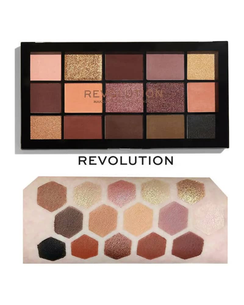پالت سایه چشم 15 رنگ رولوشن مدل Velvet Rose
