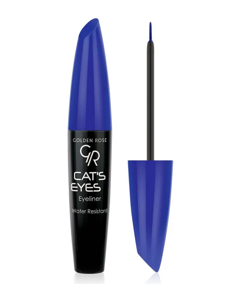 خط چشم آبی گلدن رز مدل Cats Eyes Eyeliner