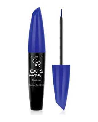 خط چشم آبی گلدن رز مدل Cats Eyes Eyeliner