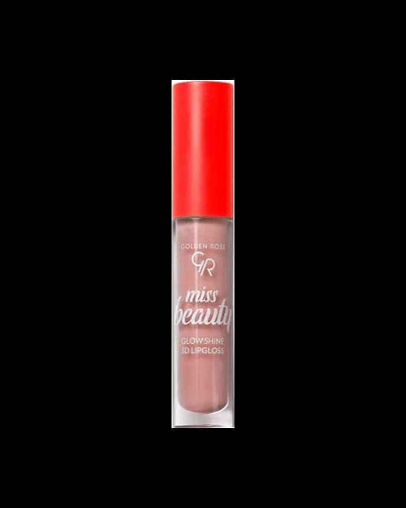 رژ لب مایع حجم دهنده میس بیوتی گلدن رز مدل Glow Shine