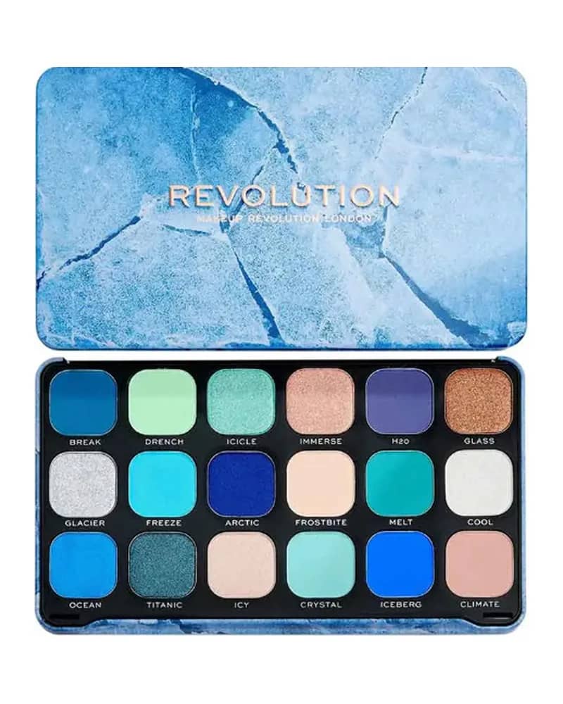 پالت سایه 18 رنگ رولوشن مدل Forever Flawless Ice