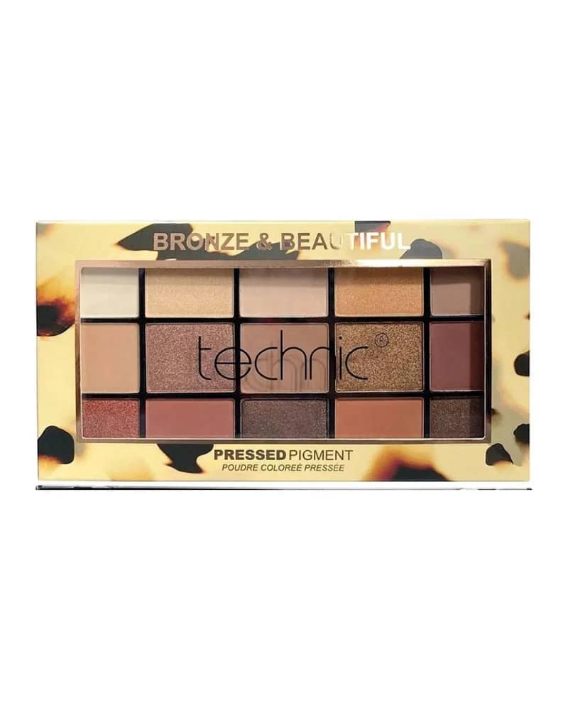 پالت سایه چشم 15 رنگ تکنیک Bronze & Beautiful