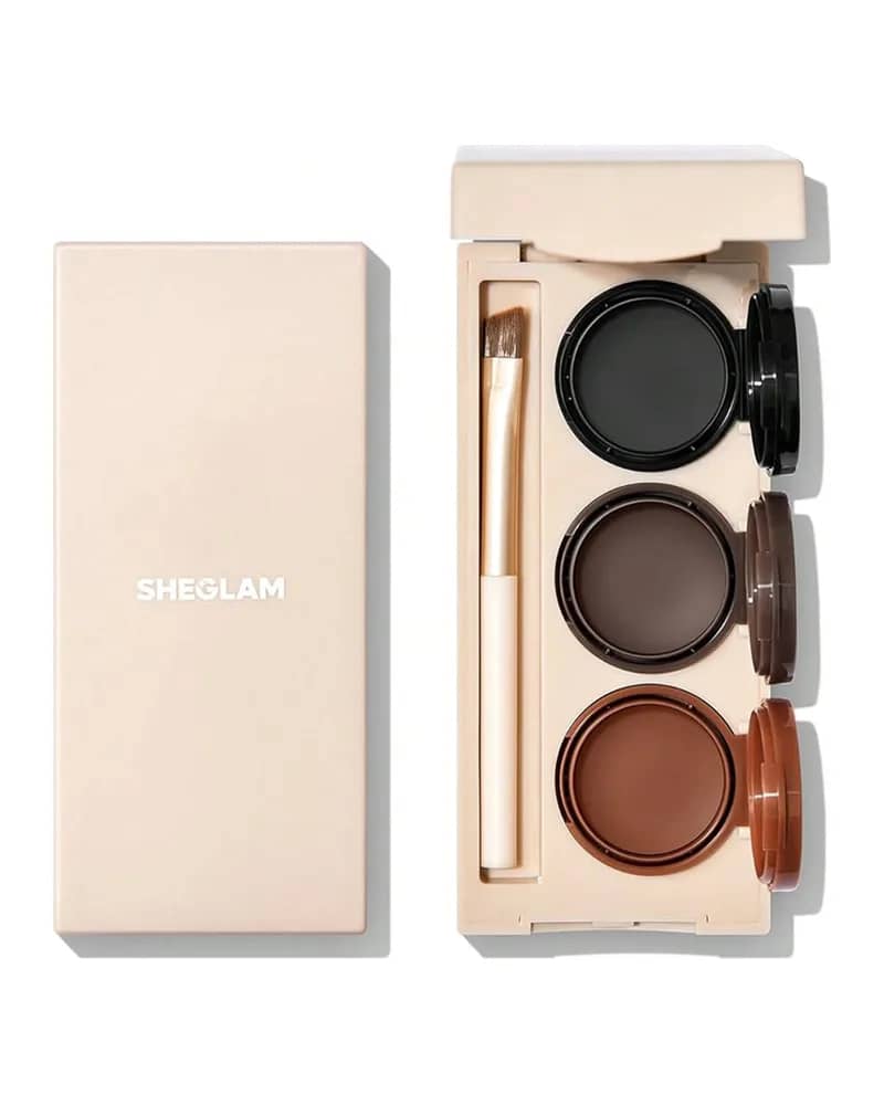 خط چشم و خط ابرو ژله ای سه رنگ شیگلم مدل Streamline Brow & Eyeliner Gel