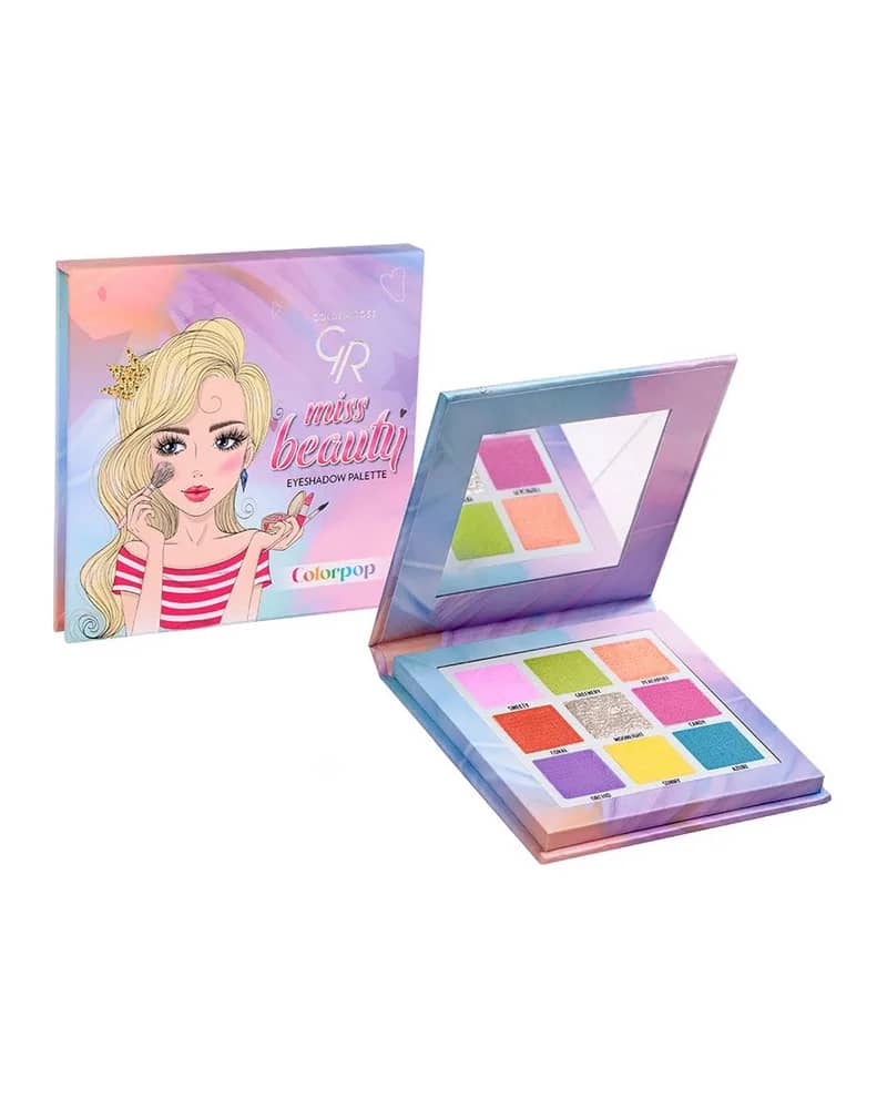 پالت سایه چشم میس بیوتی گلدن رز مدل Colorpop