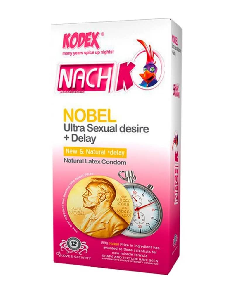 کاندوم تاخیری مدل Nobel Ultra کدکس 12 عددی