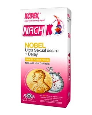 کاندوم تاخیری مدل Nobel Ultra کدکس 12 عددی