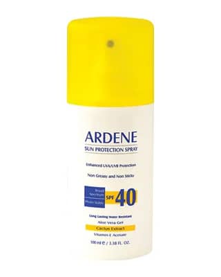 اسپری ضد آفتاب ضد آب آردن با SPF 40