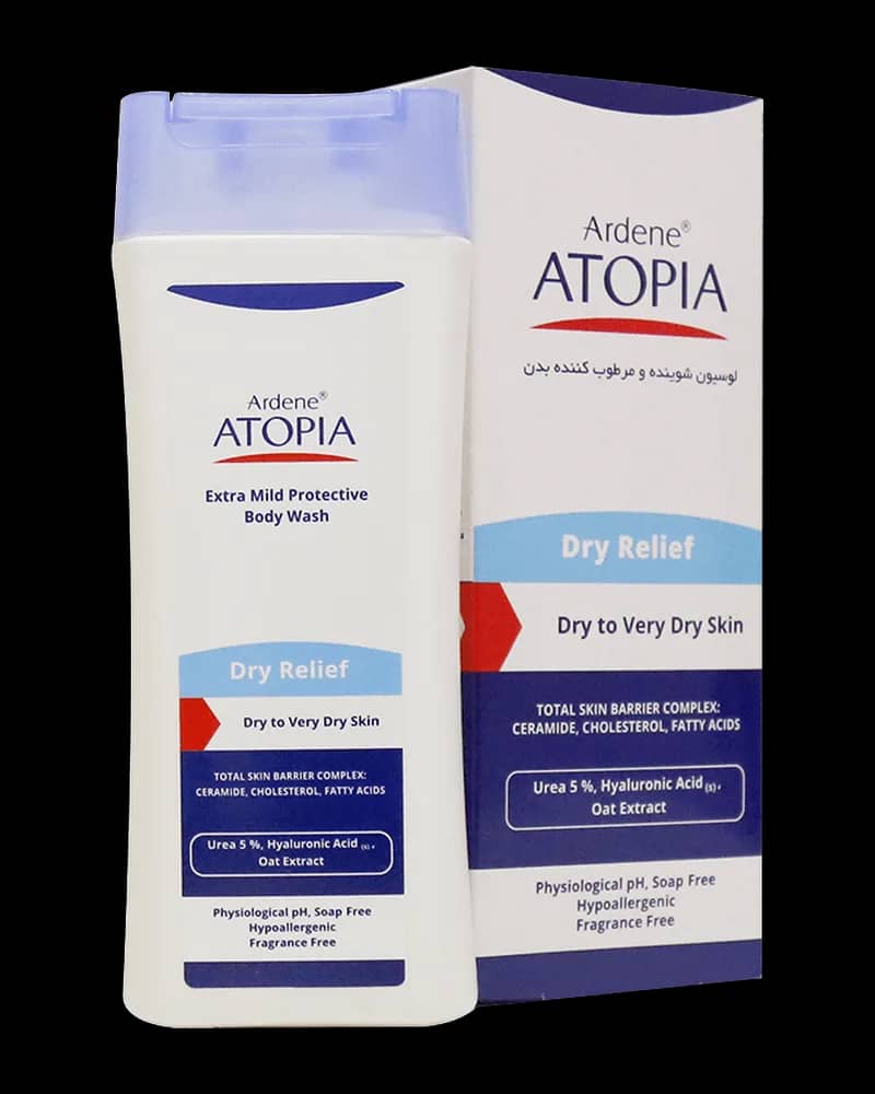 لوسیون شوینده و مرطوب کننده بدن اتوپیا آردن Dry Relife