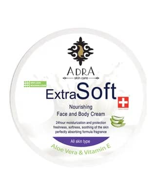 کرم تغذیه کننده و مرطوب کننده آدرا حاوی عصاره آلوئه ورا