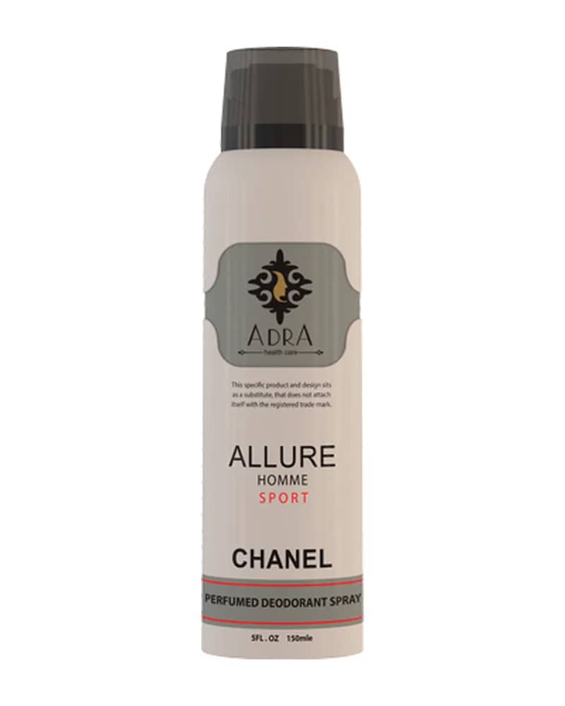 اسپری دئودورانت مردانه آدرا مدل Allure Homme
