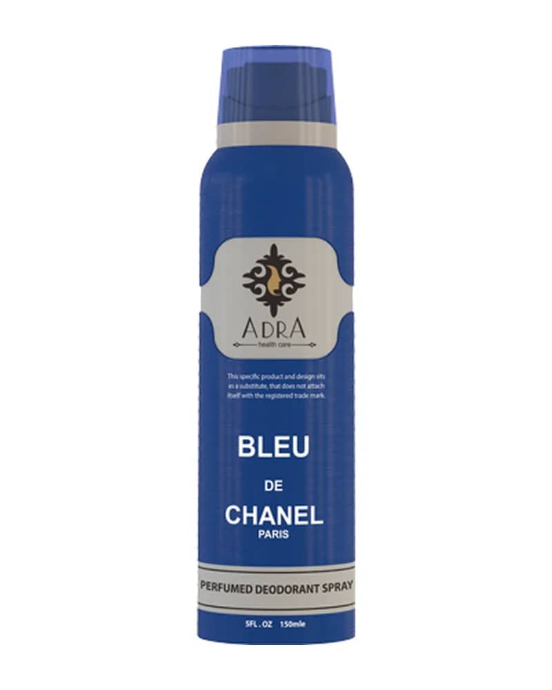 اسپری دئودورانت مردانه آدرا مدل Bleu