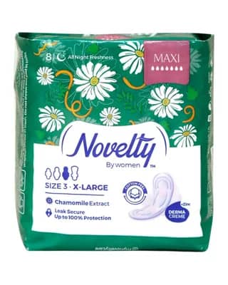 نوار بهداشتی پنبه ای ناولتی مدل Maxi سایز XL