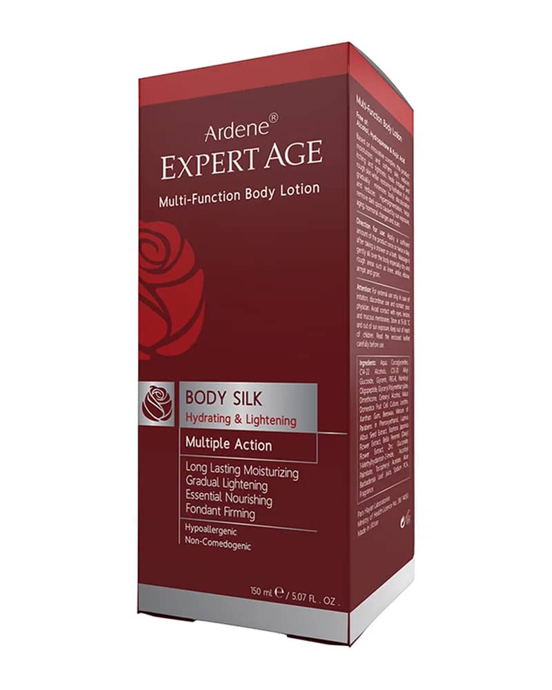 لوسیون مرطوب و روشن کننده پوست بدن آردن مدل Expert Age