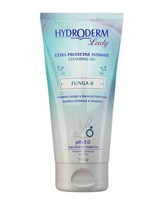 ژل بهداشتی التیام بخش بانوان هیدرودرم لیدی مدل Funga-8