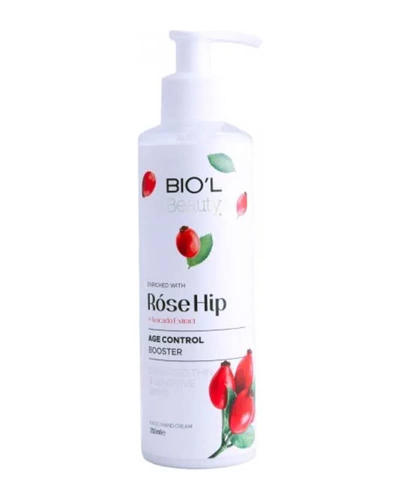 کرم مرطوب کننده ROSE HIP بیول پمپی