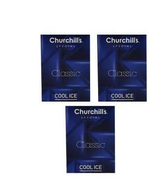 کاندوم چرچیلز مدل COOL ICE CLASSIC