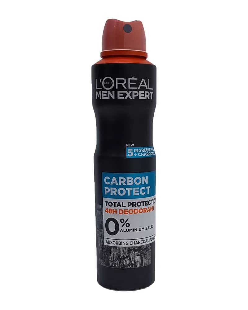 اسپری ضد تعریق مردانه لورآل مدل Carbon Protect