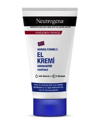 کرم مرطوب کننده دست معطر و کنسانتره گلیسرین و ویتامین E نوتروژینا
