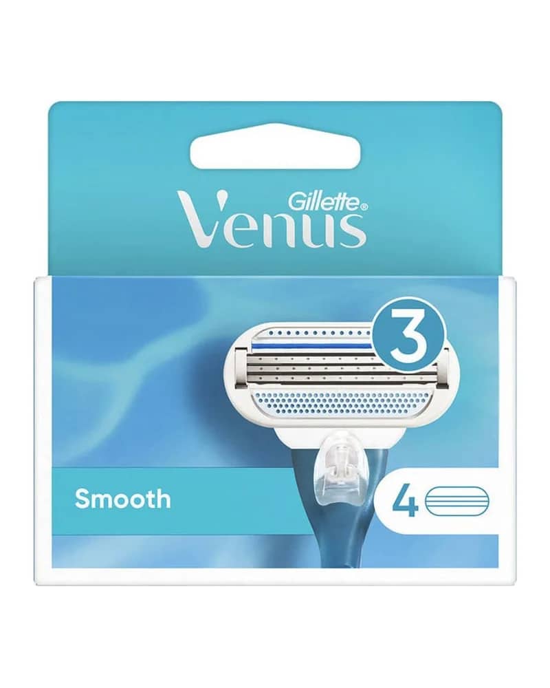 تیغ یدک اصلاح ژیلت ونوس 4 عددی مدل Smooth