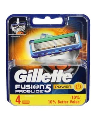تیغ یدک ژیلت مدل Fusion Proglide Power 5 ‏بسته 4 عددی