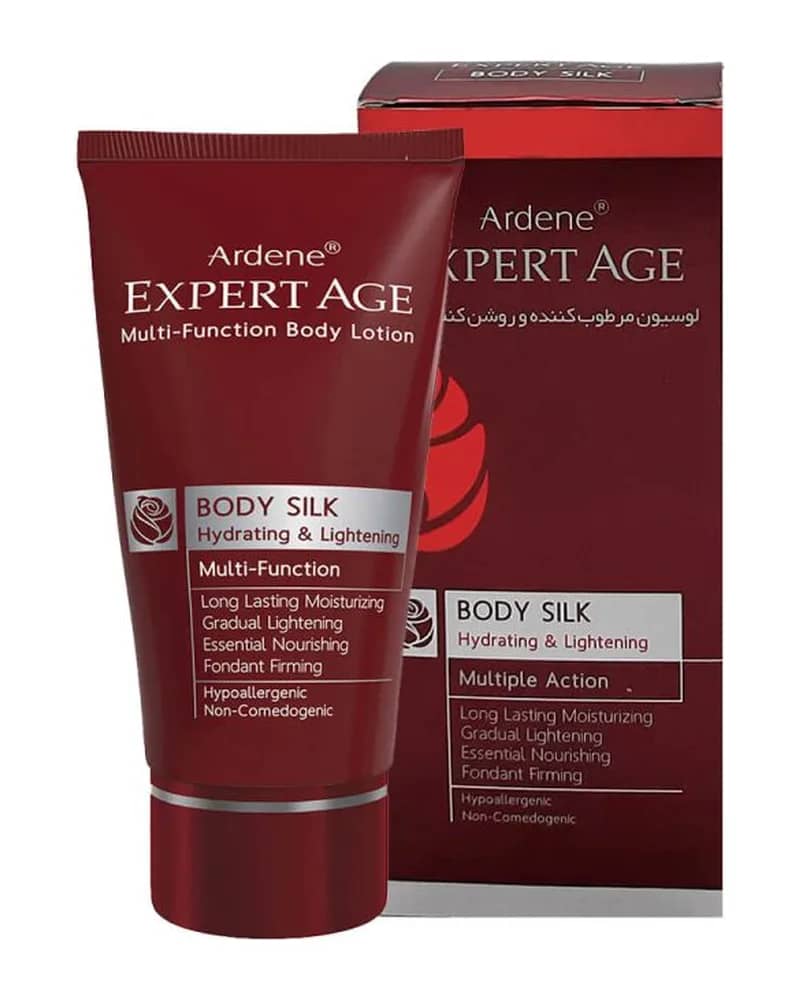 لوسیون مرطوب و روشن کننده بدن آردن Expert Age