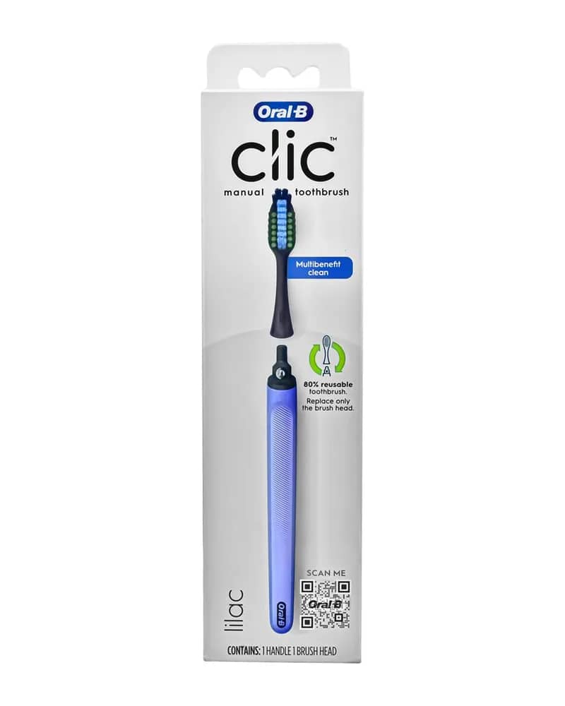 مسواک اورال بی بنفش سری Clic مدل Multibenefit Clean