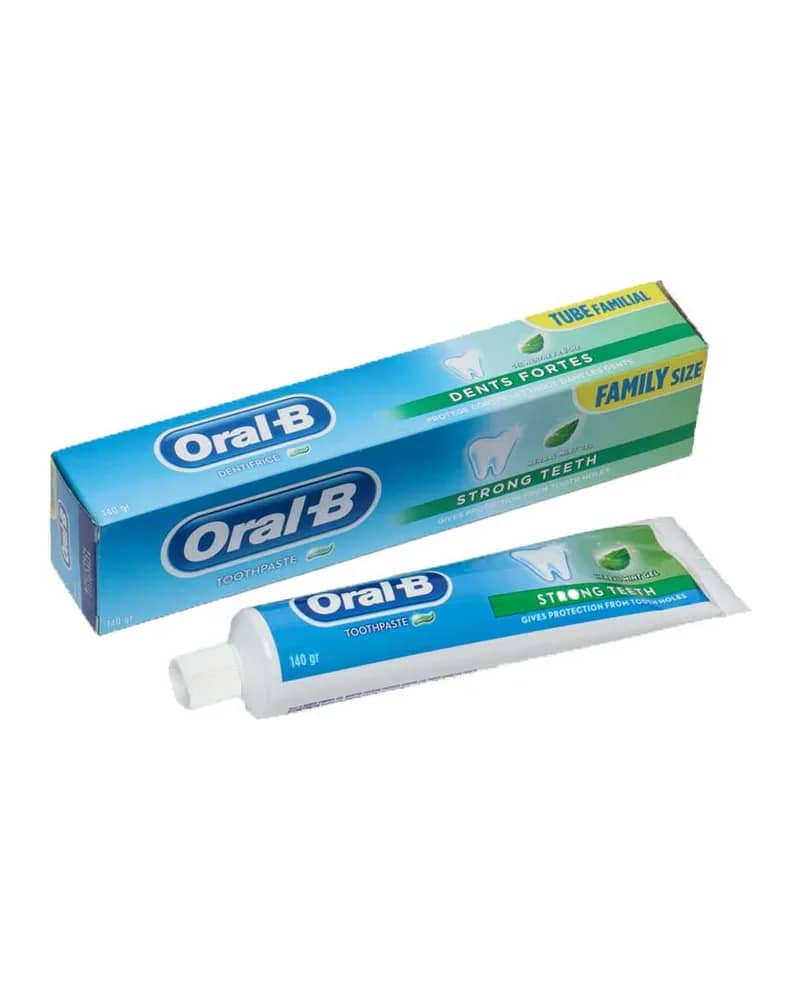 خمیر دندان خانواده اورال بی با طعم نعنا مدل Strong Teeth
